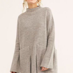 NWT Free People Zoe Swit Dress size Small Lavendar Taupe